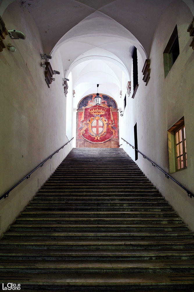 Scalone interno di Palazzo Ducale · Genova