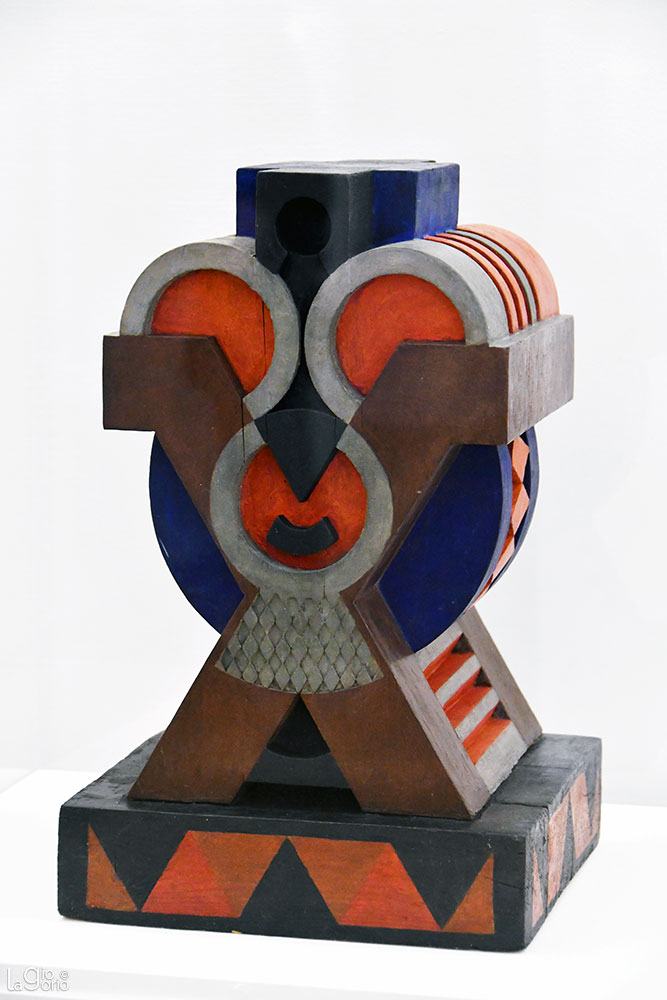 Scultura · Auguste Herbin · Legno policromo (1921)