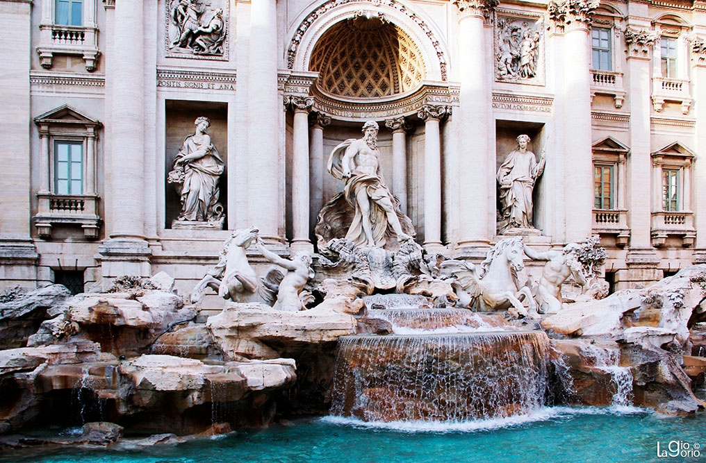 Fontana di Trevi di Nicola salvi (XVIII secolo) · Roma