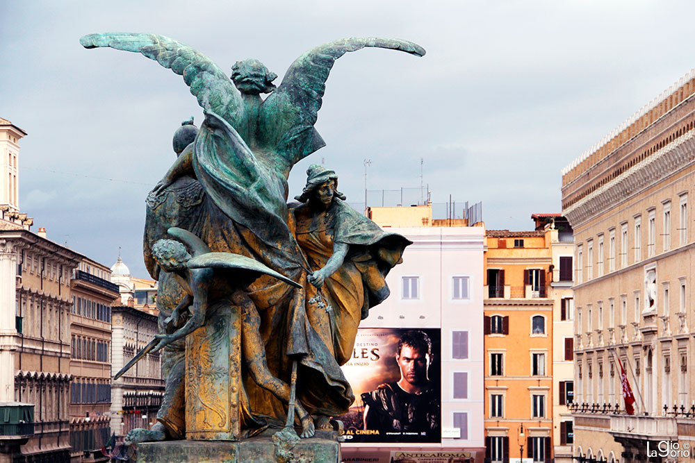 Genio alato di Giulio Monteverde (1911) · Altare della Patria · Roma