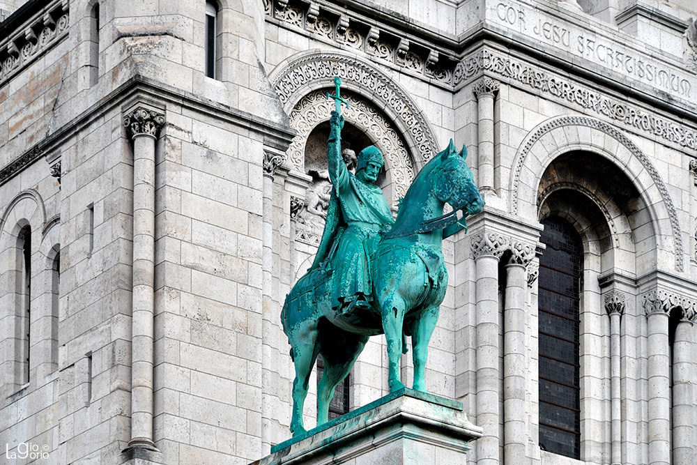 Statue équestre de Louis IX · Basilique du Sacré Cœur · Montmartre · Paris