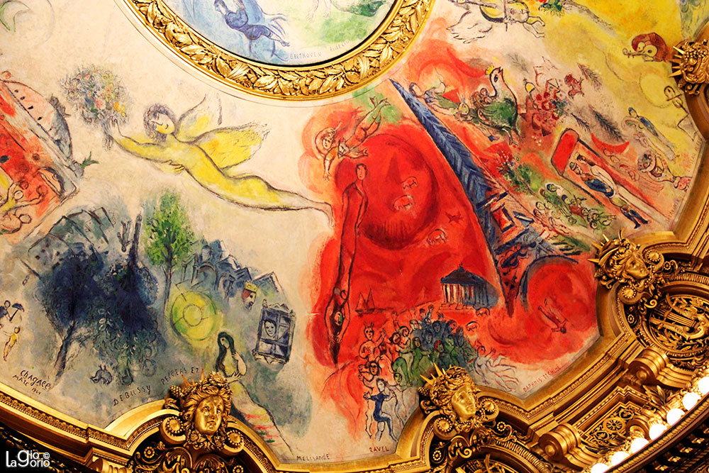 Plafond de l'Opéra Garnier décoré par Marc Chagall · Paris