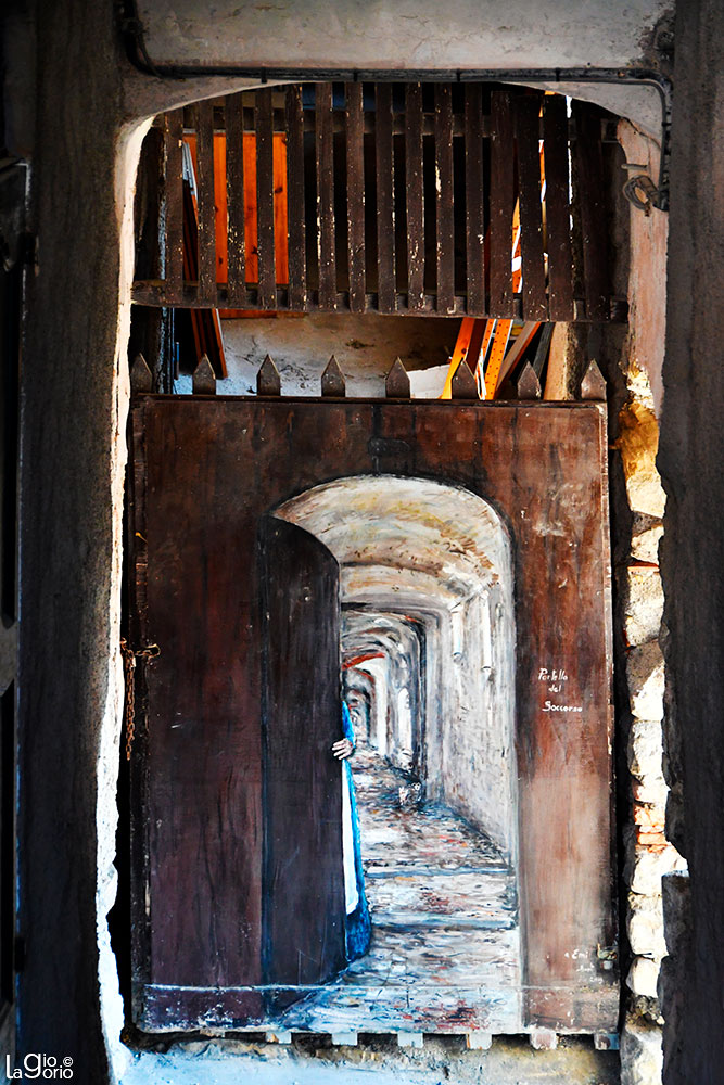 Porta dipinta · Trompe l'œil · Parasio · Imperia Porto Maurizio