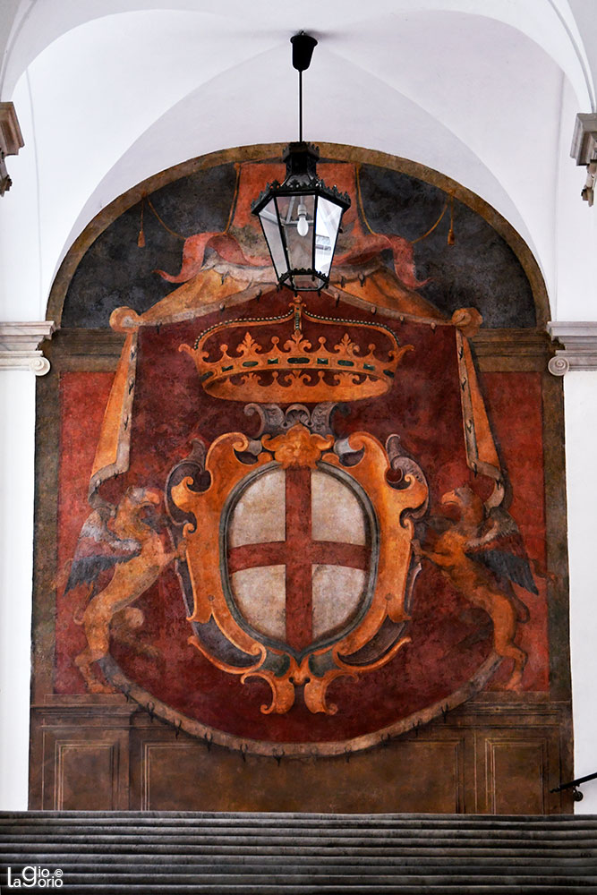 Stemma di Genova · Domenico Fiasella · Palazzo Ducale · Genova