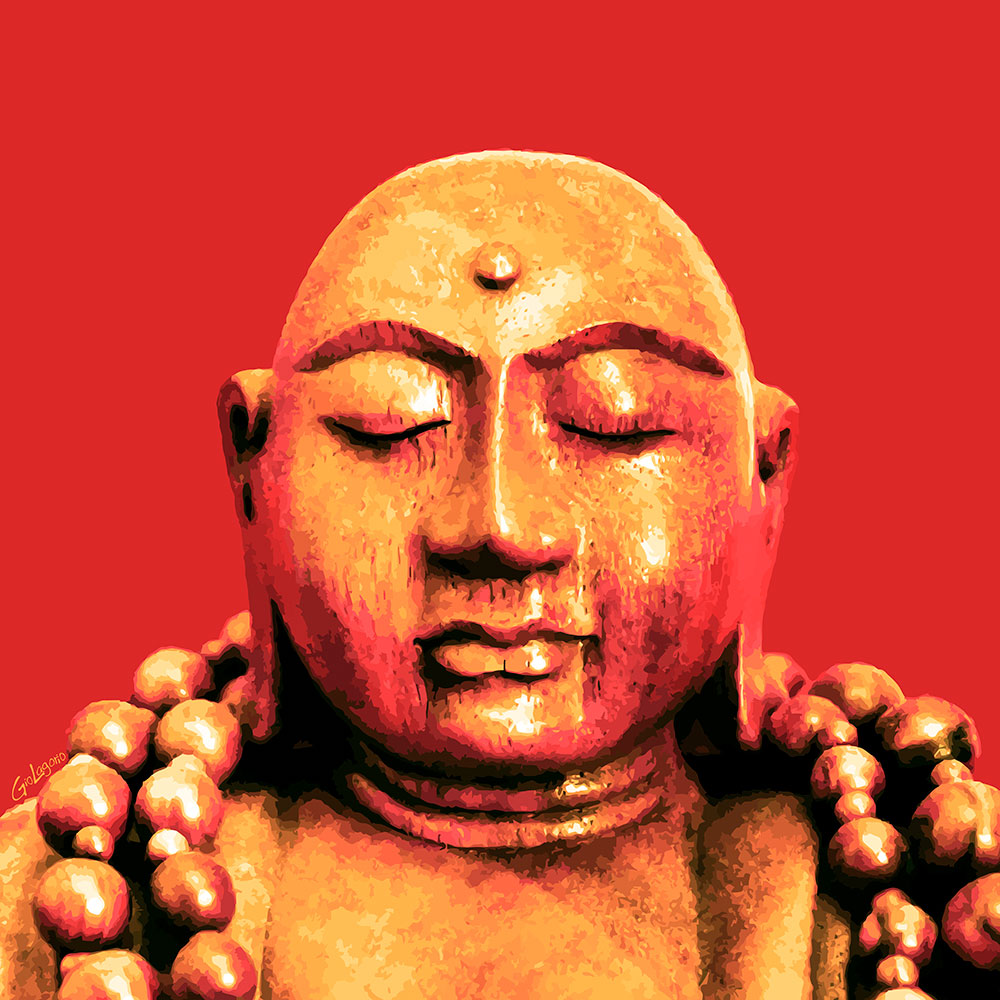 11 · Red Buddha · cm60X60