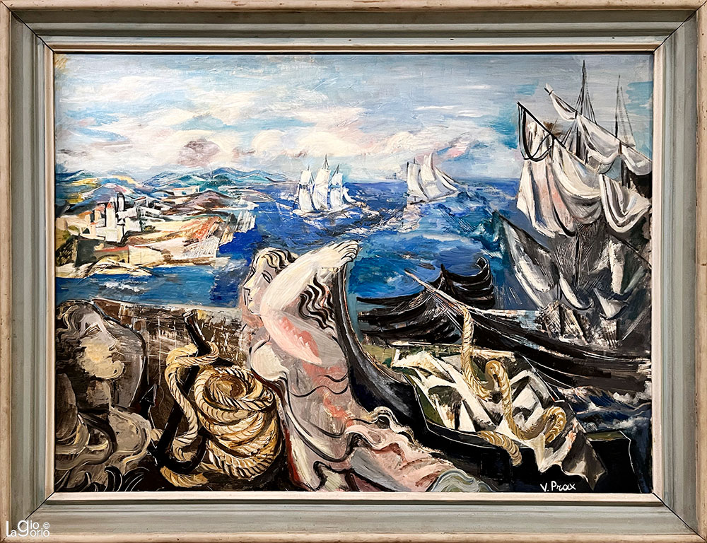 Les Proues · Olio su tela · Valentine Prax (1936)