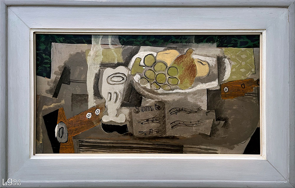 Nature Morte a la Sonate · Olio su tela · George Braque (1921)