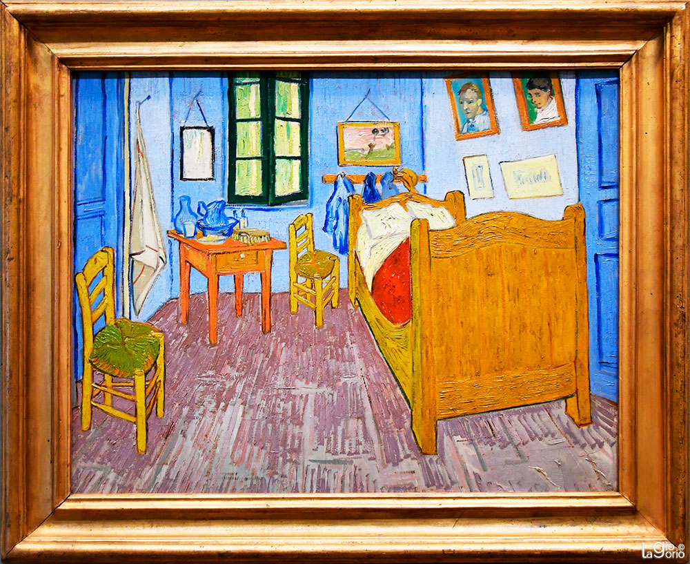 La Chambre de Van Gogh à Arles · Vincent van Gogh · Olio su tela (1889)