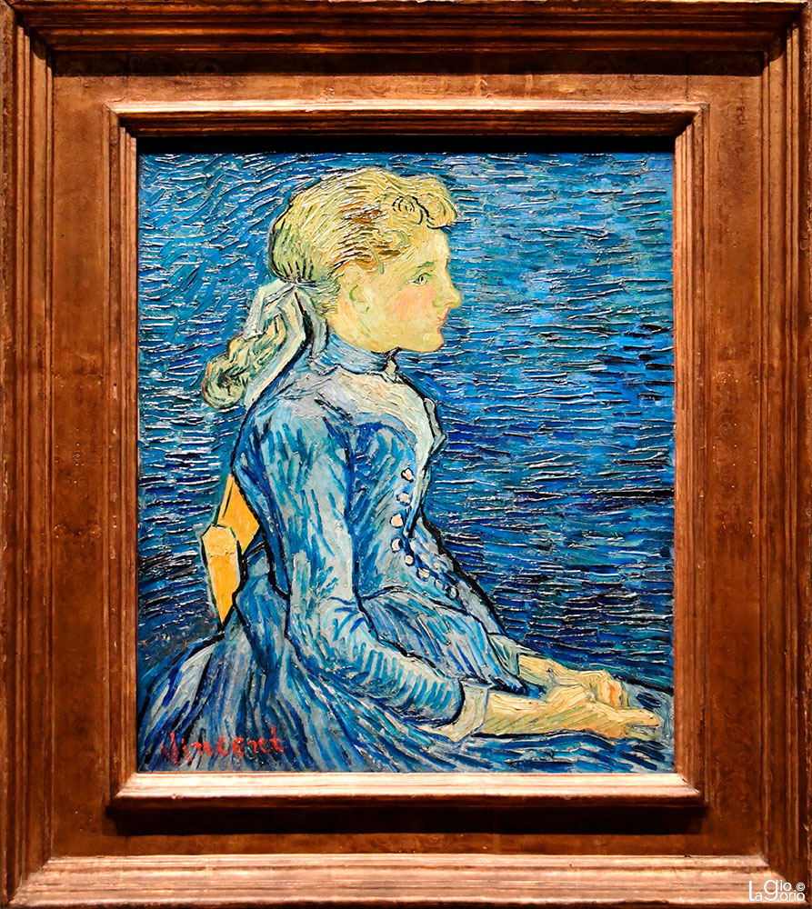 Portrait de Adeline Ravoux · Vincent van Gogh · Olio su tela (1890)