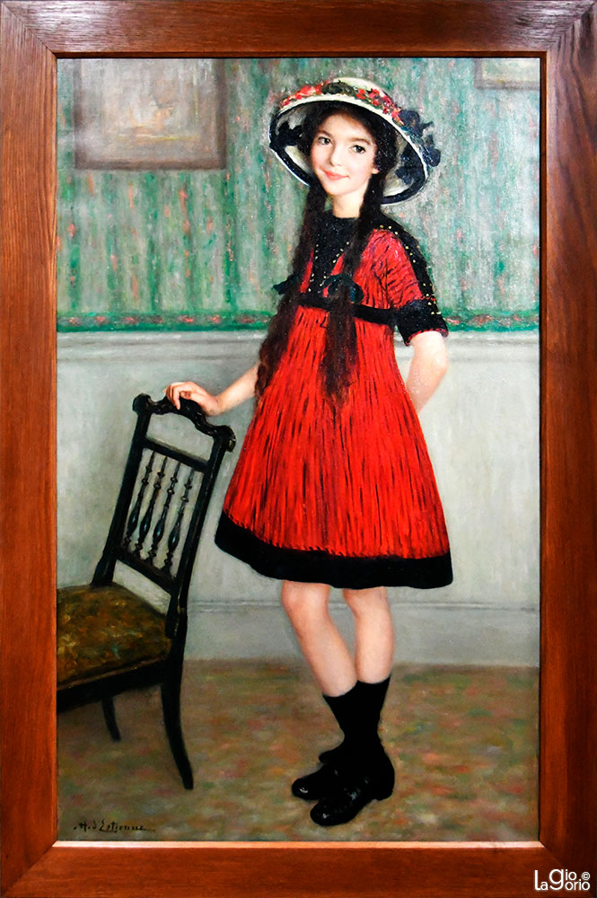 Portrait de fillette · Henry d’Estienne · Olio su tela (1913)