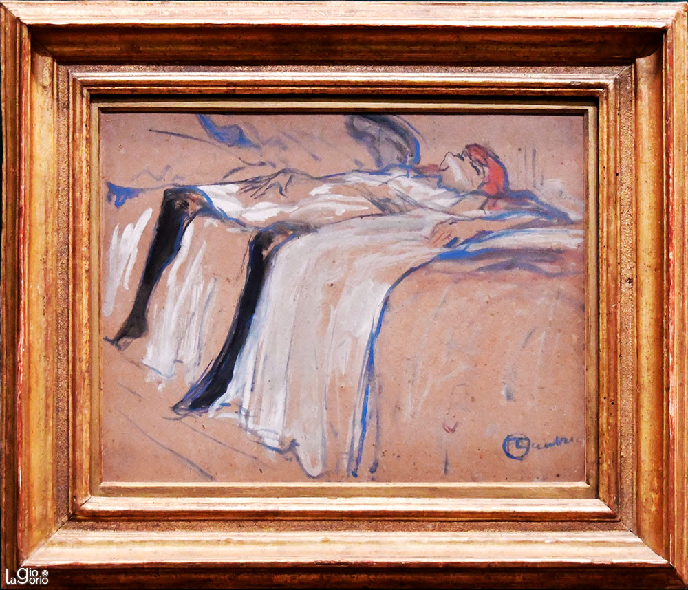 Seule · Henri de Toulouse Lautrec · Olio su cartone (1896)