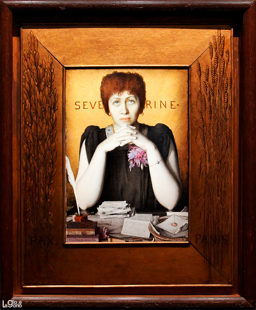 Severine · Louis Welden Hawkins · Olio su tela (1895)