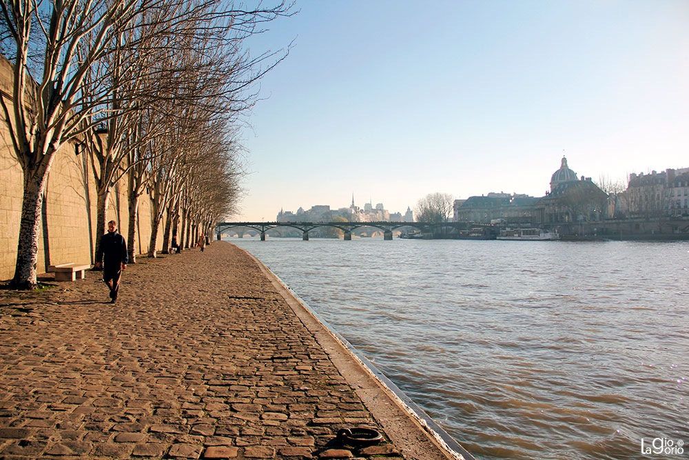 Tramonto sulla Senna (Coucher de soleil sur la Seine) · Paris