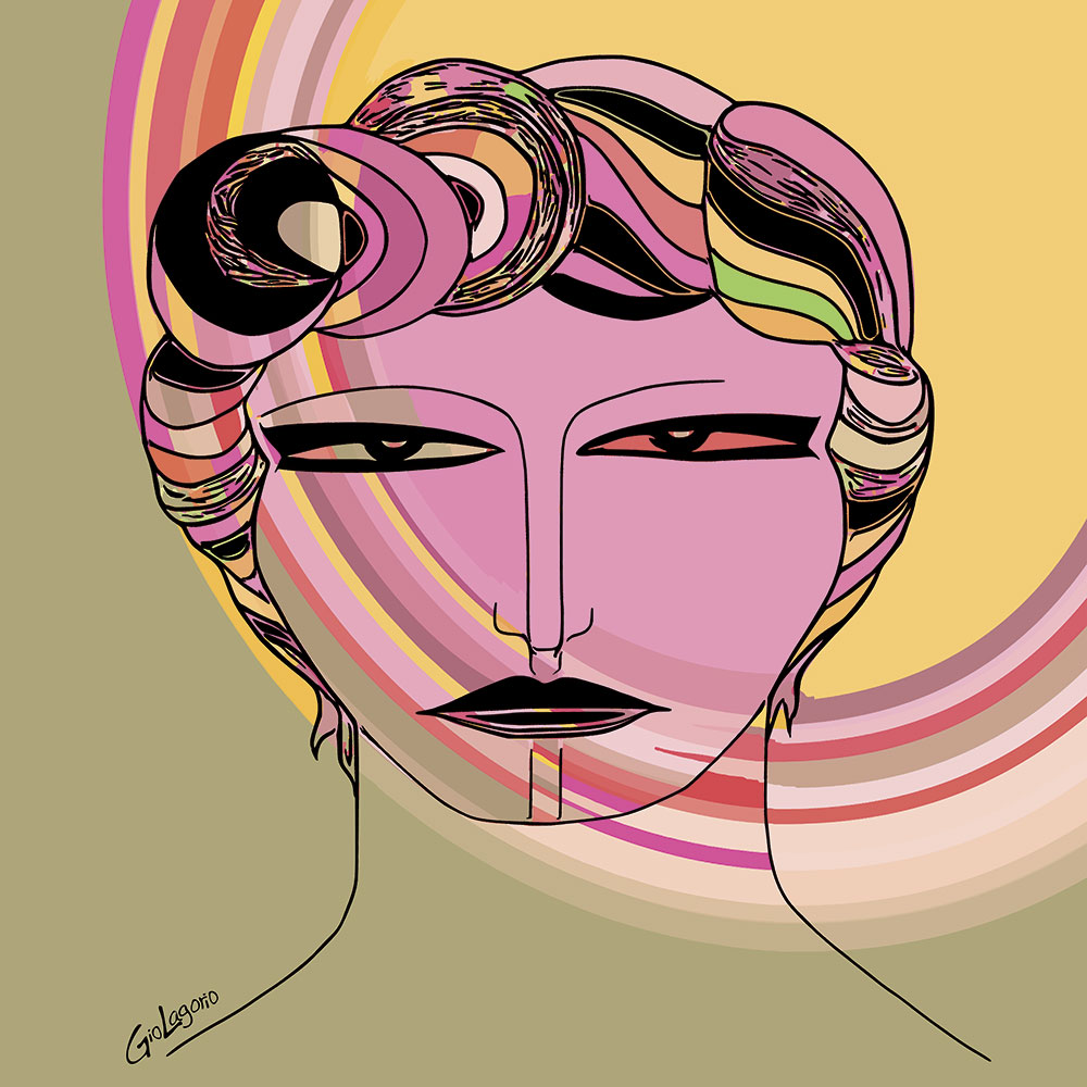 Attrice (2) · cm 60X60