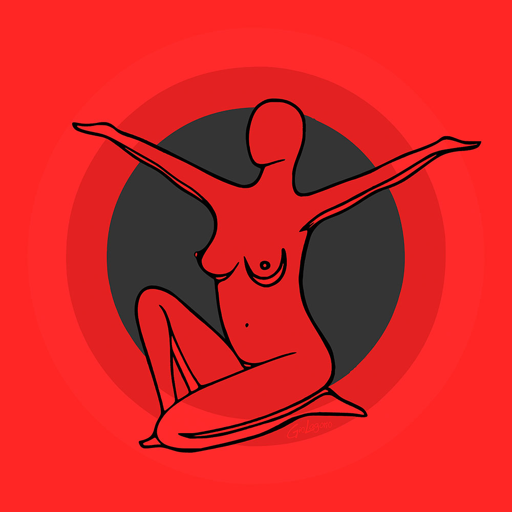 Luci Rosse · cm 60X60