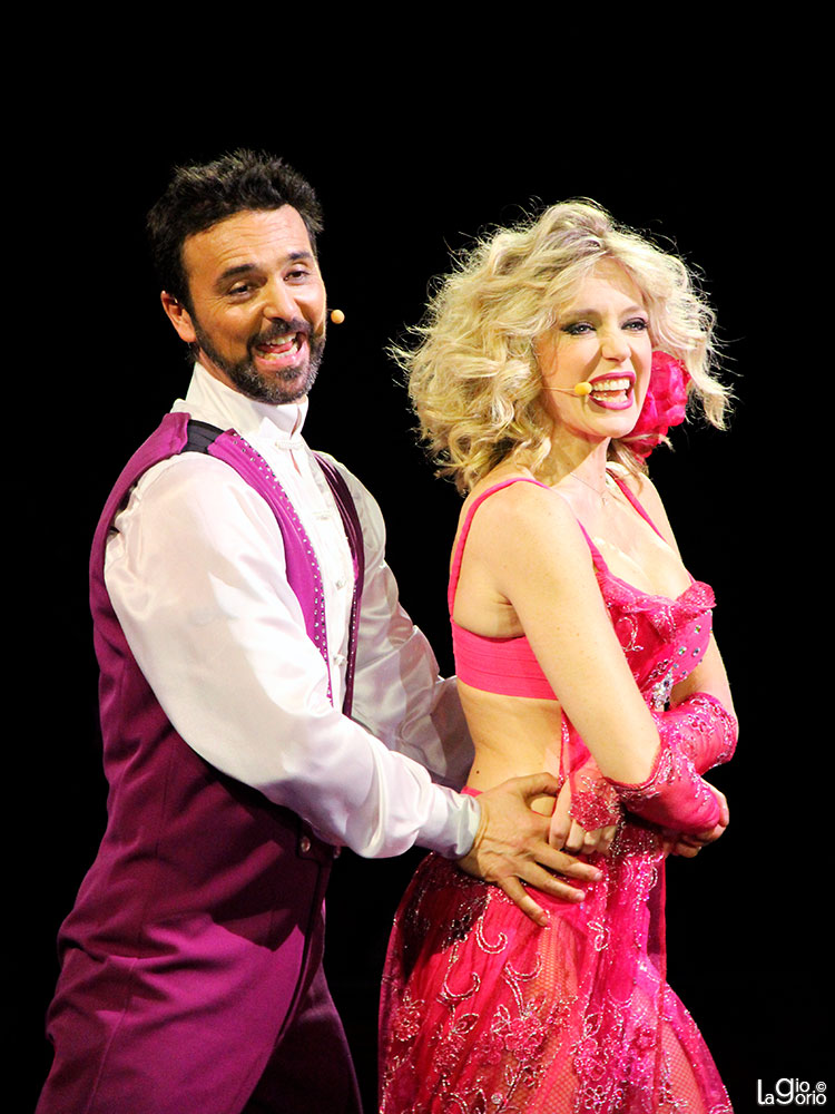 Stefano Orfei Nones e Brigitta Boccoli · Spettacolo 'IlBacio del Leone' · Mandela Forum · Firenze