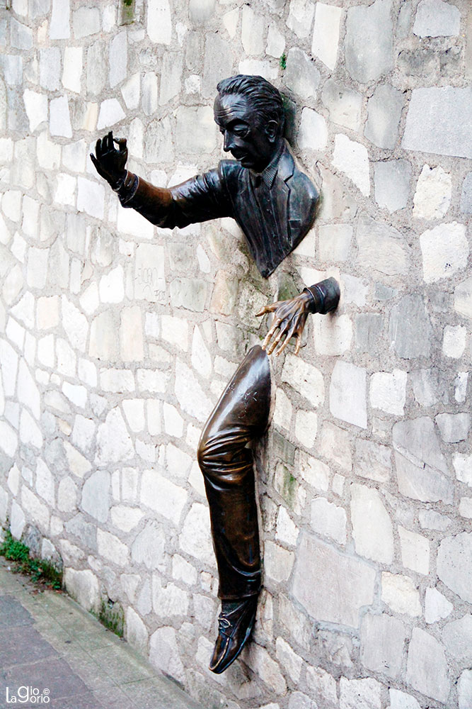 Passe Muraille · Hommage à Marcel Aymé · Jean Marais · 1989 · Montmartre · Paris